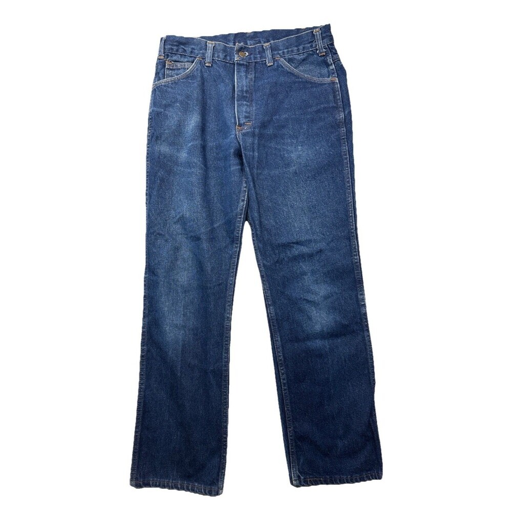 Vintage Saddle King Western Jeans USA Made Cotton Denim Cowboy Rancher 34x30